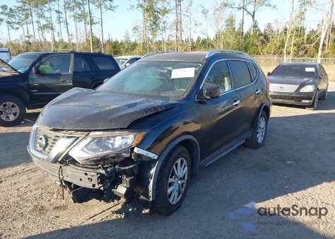 2017 Nissan Rogue Sv z USA, uszkodzony, nr VIN KNMAT2MT8HP574876